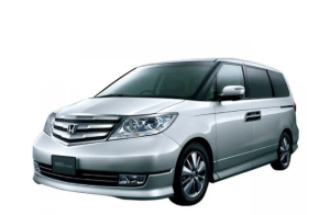 Коврики в салон (2 ряда) Honda Elysion 2004-2013 (2 и 3 ряд едины) (8 мест) правый руль*