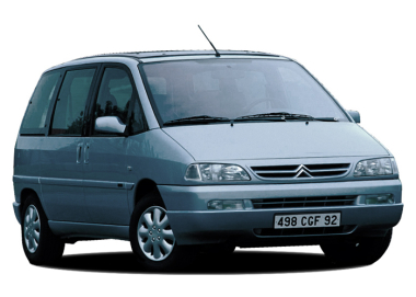 Коврики из экокожи 3D Citroen Evasion 1994-2002 (3 ряда)