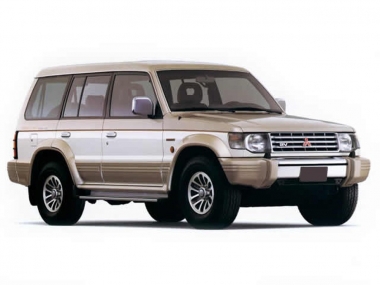Коврики из экокожи 3D Mitsubishi Pajero II (правый руль) 5 дверей 1990-2004