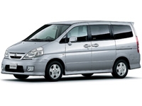 Коврики из экокожи 3D  Nissan Serena II (C24) 2000-2005 (правый руль 7 мест)*