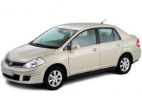 Коврики из экокожи 3D Nissan Tiida (правый руль) 2004-2012
